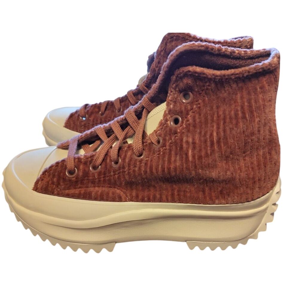 NEW CONVERSE Run Star Hike Hi Cozy Utility Sneakers‎ Dark Wine Mens 6 Women 7.5